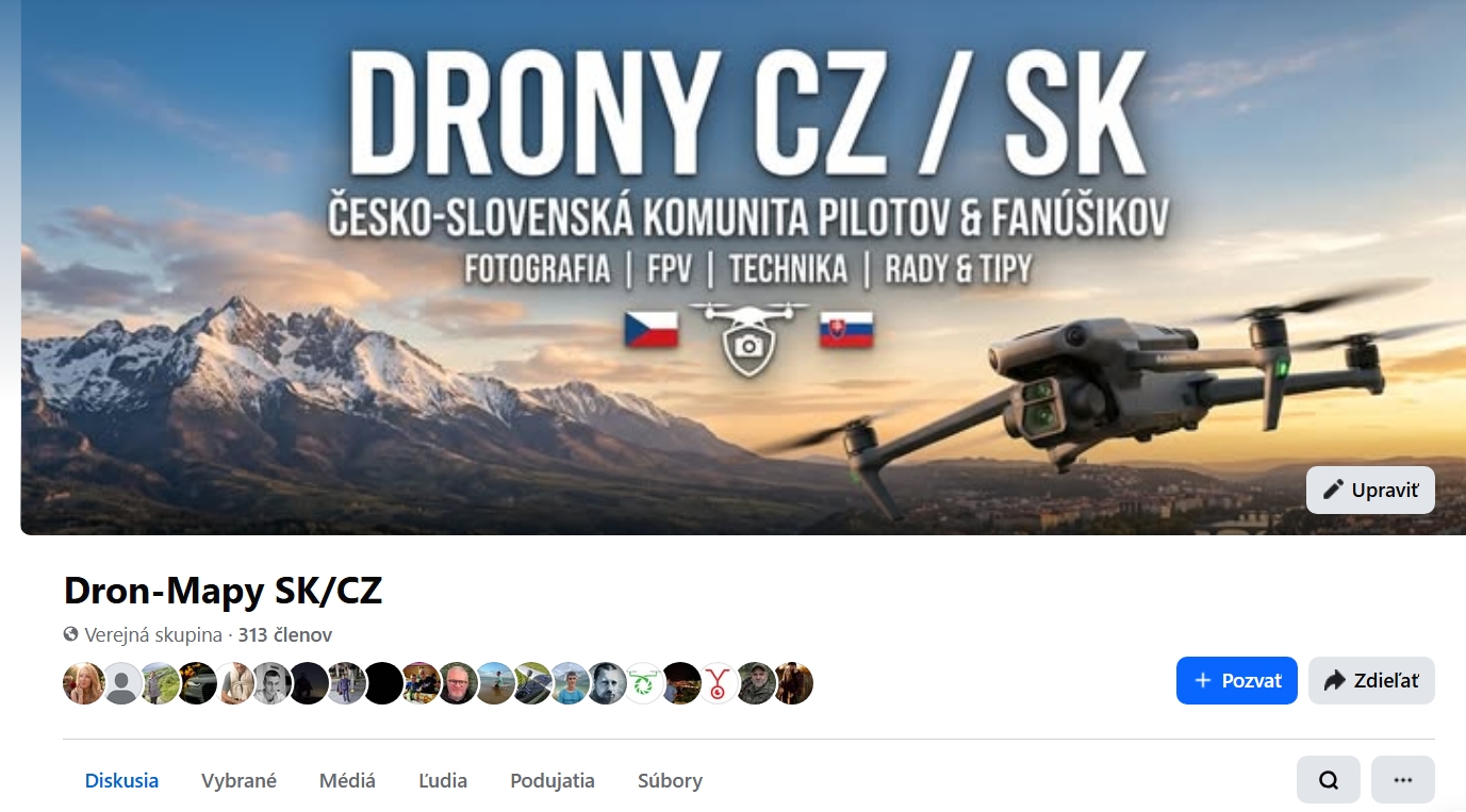 Dron-Mapy SK/CZ